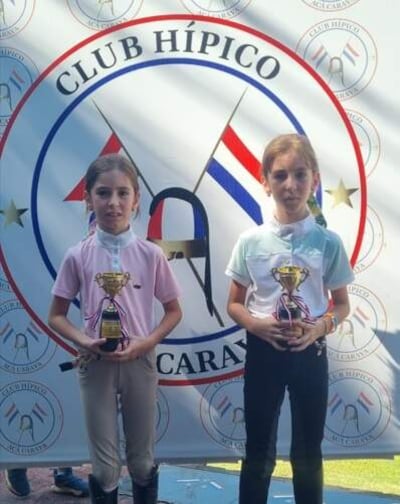 Las hermanitas Arrechea fueron protagonistas en Acá Carayá. Los torneos internos serán la “vedette” de la temporada.