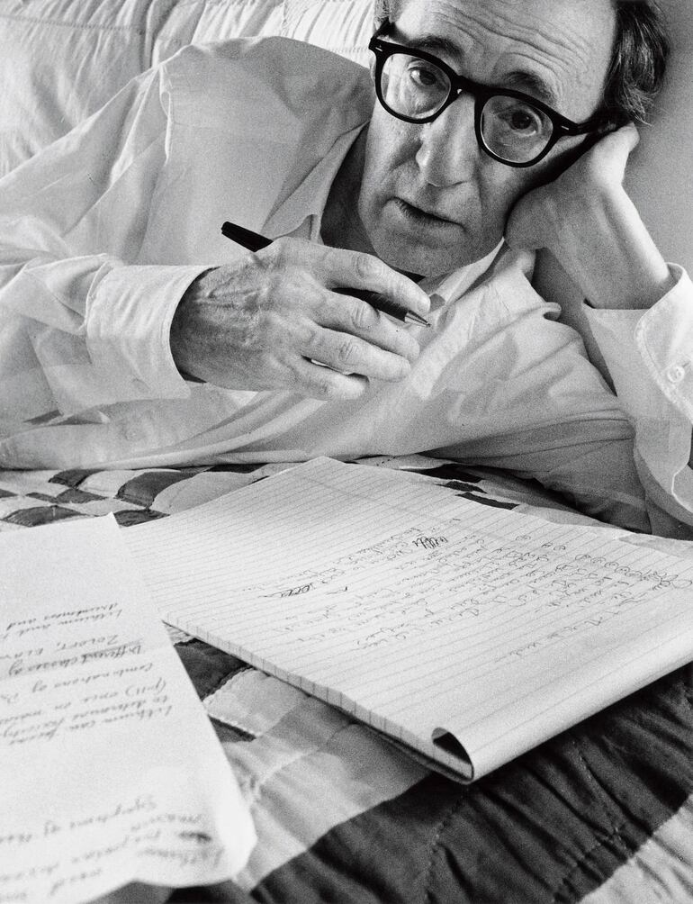 Woody Allen fotografiado en 1996 por Arnold Newman.