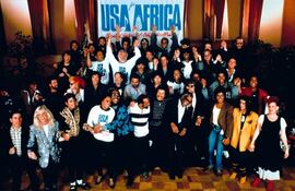 Grabación del tema "We are the World"