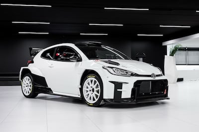 El Toyota GR Yaris Rally2, del equipo Teo Martín Motorsport, será utilizado por Diego en España.