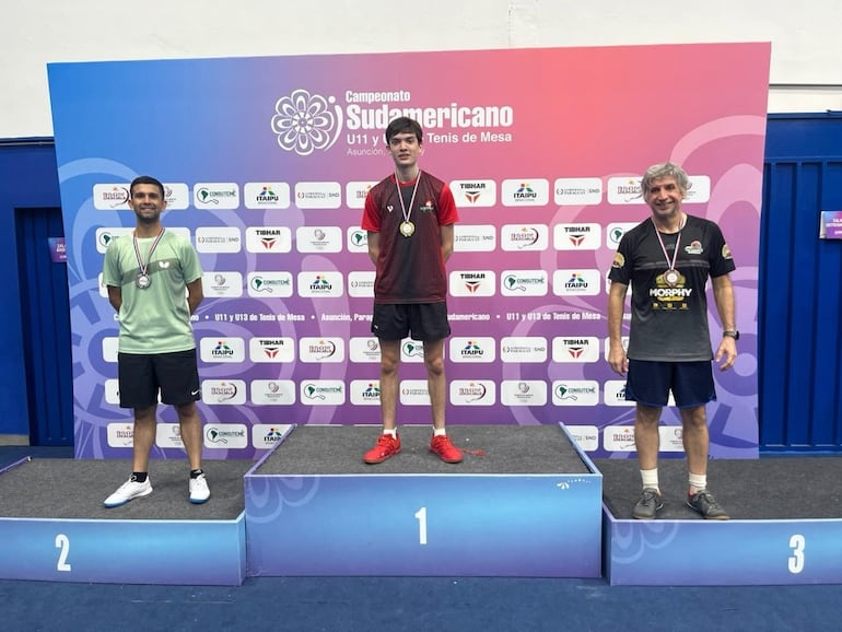 Axel Bertolo y Manuel Alfonso,  campeones del torneo por Niveles del tenis de mesa