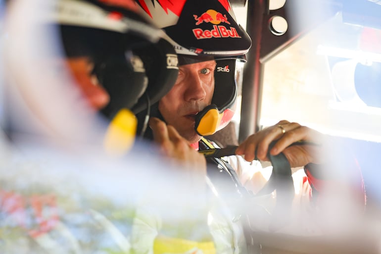 El francés Sébastien Ogier en el Rally del Paraguay 2026.