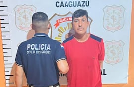 La Policía Nacional detuvo a Fabio Ramón Benítez Gauto, alias 'Máster', en Caaguazú tras un operativo de inteligencia.