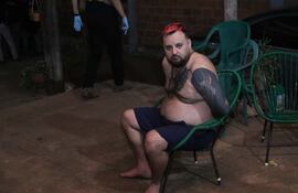 Mauricio Ortiz, sospechoso del ataque a Fabián Costa, jefe de prensa de la Municipalidad de Lambaré.