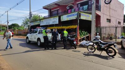 Los asaltantes se llevaron la recaudación del día.