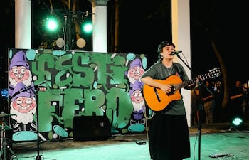 Imagen de la última edición del FESTIFERÓ en la Plaza Italia, el año pasado.