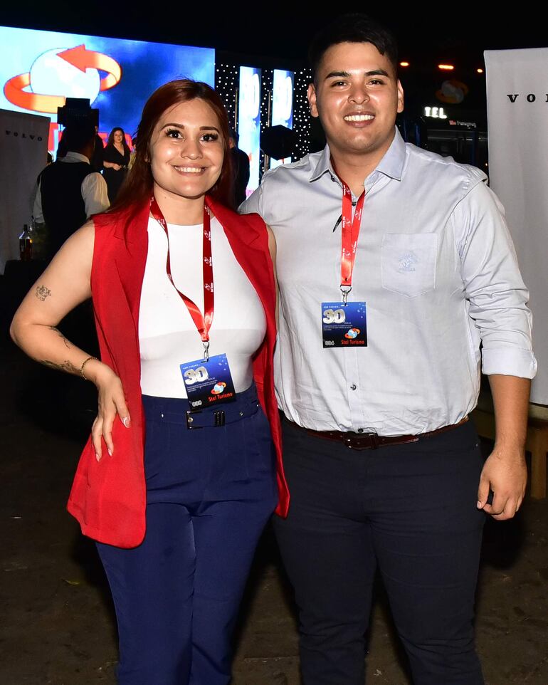 Giselle Machuca y Pedro Cano.