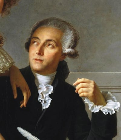 Antoine Lavoisier, por Jacques-Louis David.