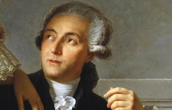 Antoine Lavoisier, por Jacques-Louis David.