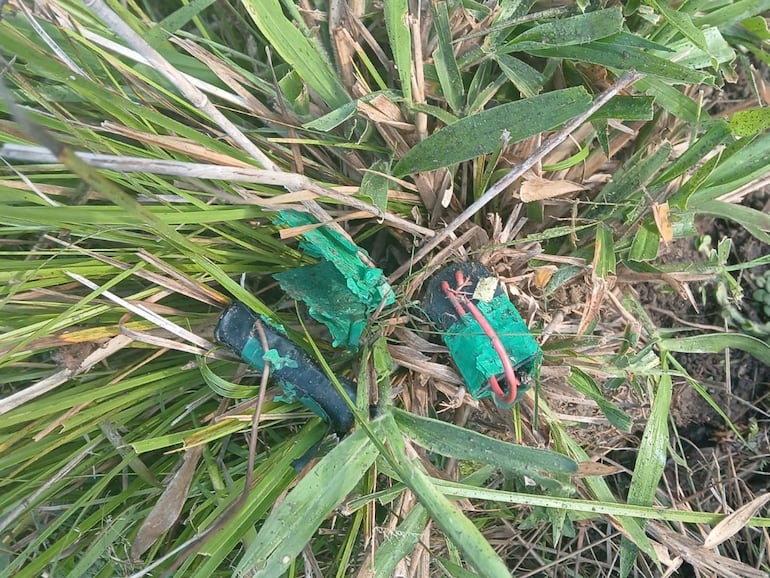 La bomba que explotó accidentalmente del EPP.