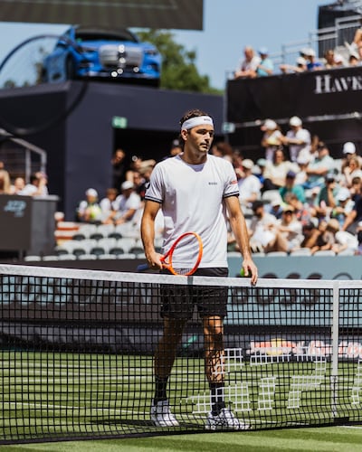Taylor Harry Fritz (28 años) debió extremar recursos para derrotar al español Martín Landaluce en Stuttgart, Alemania.