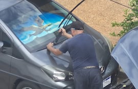 Robo de piezas de autos