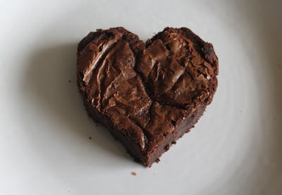 Postre de chocolate.