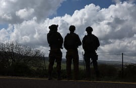 Soldados israelíes cerca de la frontera con Líbano, el pasado 10 de abril.