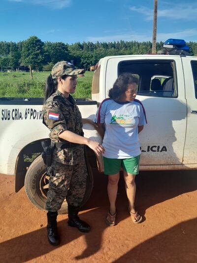 Detienen a una mujer, sindicada de liderar banda de abigeo en San Pedro de Ycuamandyyú