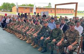 El acto se desarrolló en la base del Comando de Operaciones de Defensa Interna, ubicada en el distrito de Arroyito, departamento de Concepción.