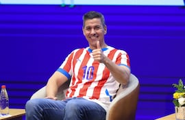 El presidente de la República, Santiago Peña.