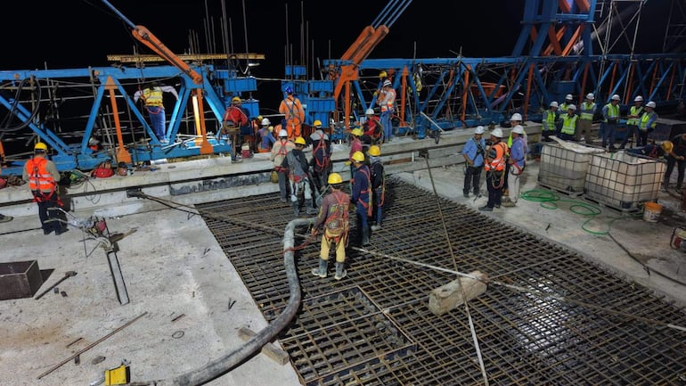 Los trabajos culminaron en la noche del miercoles