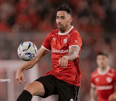Gabriel Ávalos, autor de un gol para Independiente ante Platense.