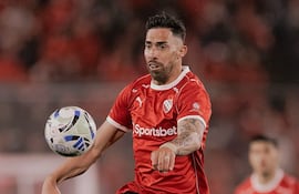 Gabriel Ávalos, autor de un gol para Independiente ante Platense.