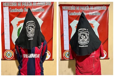 Dos aprehendidos tras ser sorprendidos con 26 “bochas” de cocaína en Asunción