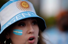 Fan de Argentina en Nueva York.