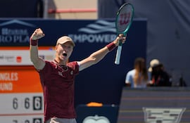Martín Landaluce, promesa del tenis español.