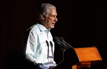 El presidente de Cuba, Miguel Díaz-Canel.