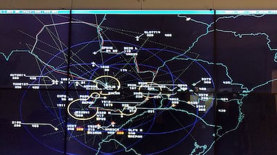 Esta imagen de la pantalla del radar es la única foto a la que se pudo acceder.