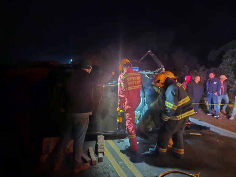 Agricultor brasileño falleció en aparatoso accidente de tránsito en San Rafael del Paraná.