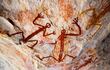 Arte rupestre, Parque Nacional Kakadu, Tierra de Arnhem, Australia.