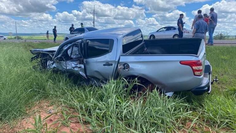 Camioneta Mitsubishi contaba con cámara frontal que registró el accidente.