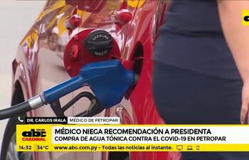 Petropar: Médico niega recomendación a presidenta