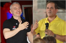 Dani Centurión y Arnaldo Samaniego.