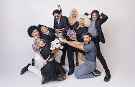 El excelente elenco de "No somos nada", de Hugo Robles.