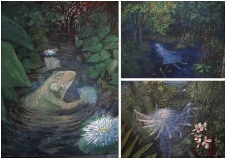 "Su producción de aquellos años incluía otro tipo de pinturas, hechizadas y melancólicas..."