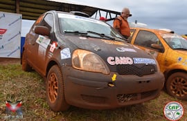 El Toyota Vitz #456 de Hugo Cano y Evelyn Vecca, sobresalió en la clase RC4L.
