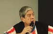Luis Alberto Mauro (TSJE), en la conferencia de prensa realizada antes de la apertura de locales de votación para las elecciones internas municipales.