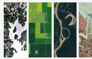 Imágenes satelitales de la NASA.