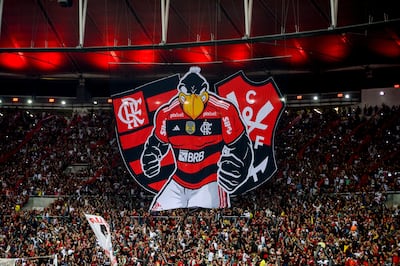 Los hinchas del Flamengo en el estadio Maracaná de Río de Janeiro.