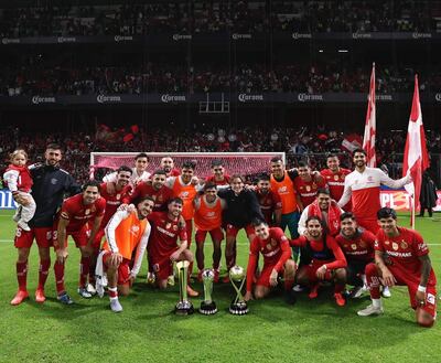 El Toluca de Robert Morales (primero de la derecha) es el mejor equipo mexicano de la actualidad.