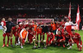 El Toluca de Robert Morales (primero de la derecha) es el mejor equipo mexicano de la actualidad.