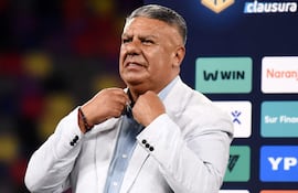 El presidente de la Asociación del Fútbol Argentino (AFA), Claudio Tapia