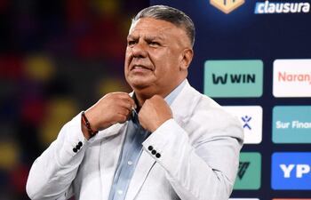 El presidente de la Asociación del Fútbol Argentino (AFA), Claudio Tapia
