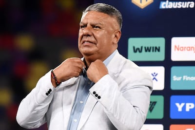 El presidente de la Asociación del Fútbol Argentino (AFA), Claudio Tapia