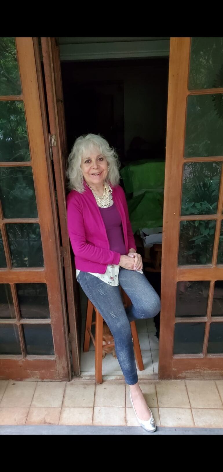 La escritora María Eugenia Garay.