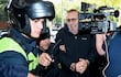 El exsenador Erico Galeano (ANR, HC), ayer fue detenido antes de ir a la cárcel. DANIEL DUARTE / AFP)