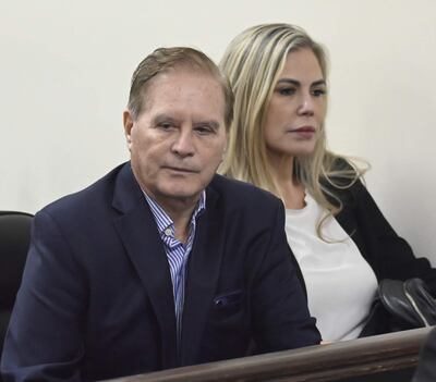 Dany Durand Espínola y su esposa, Luz Marina González de Durand, dos de los acusados en la presente causa.