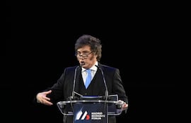 El presidente argentino, Javier Milei. Designó como terrorista a mafia mexicana “Jalisco Nueva Generación”