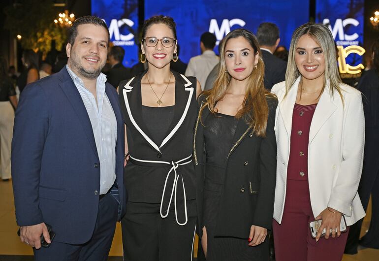 Bernardo Barreto, Mariela Acosta, Yendy Miers, Denisse Martínez.